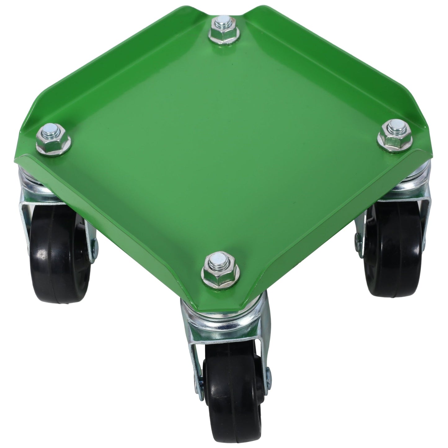 Snowmobile Dolly Heavy Duty Carries up to 1500lbs V - Slide with 2.5' Swivel Casters Rubber Pad Protecting Skis and 2 Pairs of Heavy Duty Straps Firmly Attaching on Skis, GREEN COLOR - 1st Choice Furniture Direct