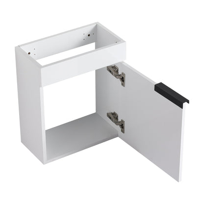 Soft Close Doors Bathroom Vanity With Sink and Storage Rack,16 Inch For Small Bathroom - 1st Choice Furniture Direct