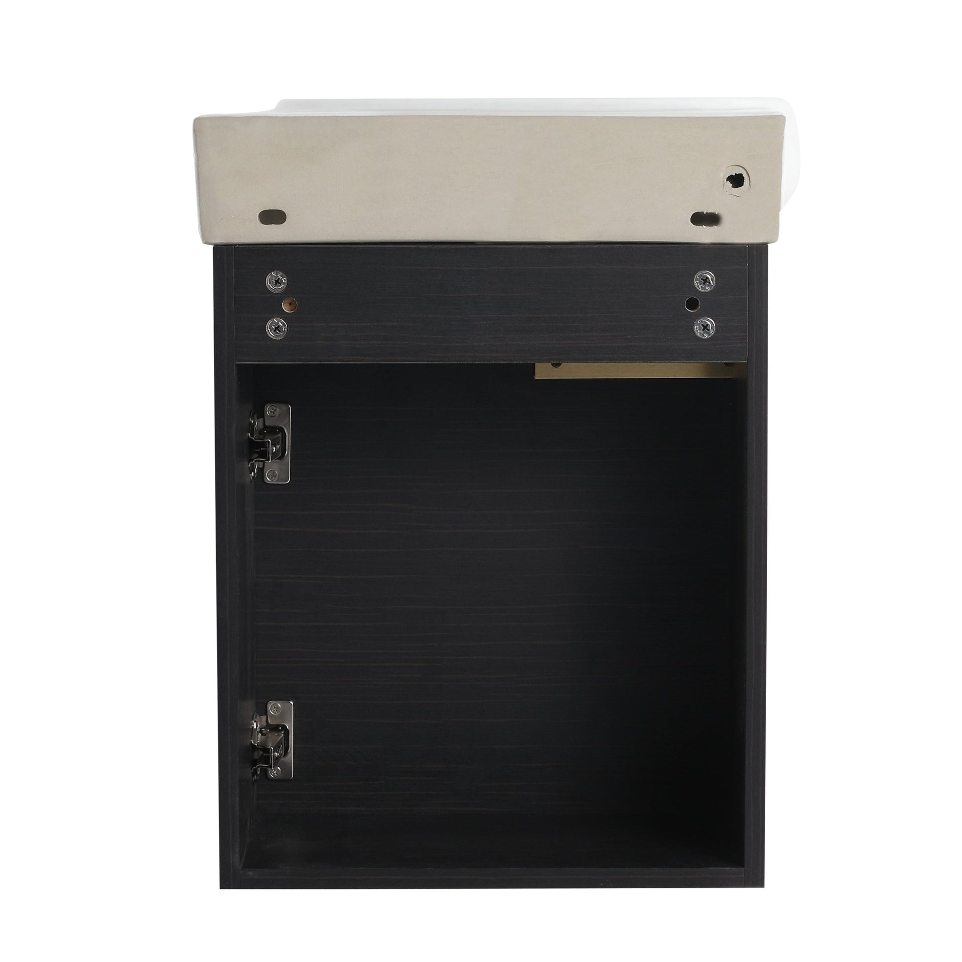 Soft Close Doors Bathroom Vanity With Sink and Storage Rack,16 Inch For Small Bathroom - 1st Choice Furniture Direct