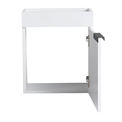 Soft Close Doors Bathroom Vanity With Sink,16 Inch For Small Bathroom - 1st Choice Furniture Direct