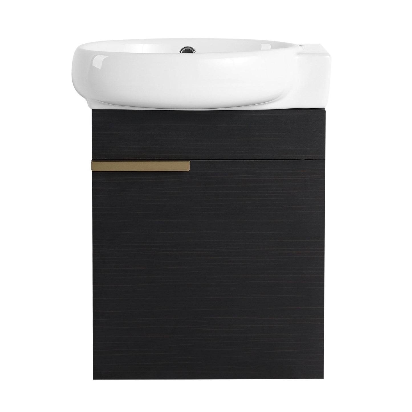 Soft Close Doors Bathroom Vanity With Sink,16 Inch For Small Bathroom - 1st Choice Furniture Direct