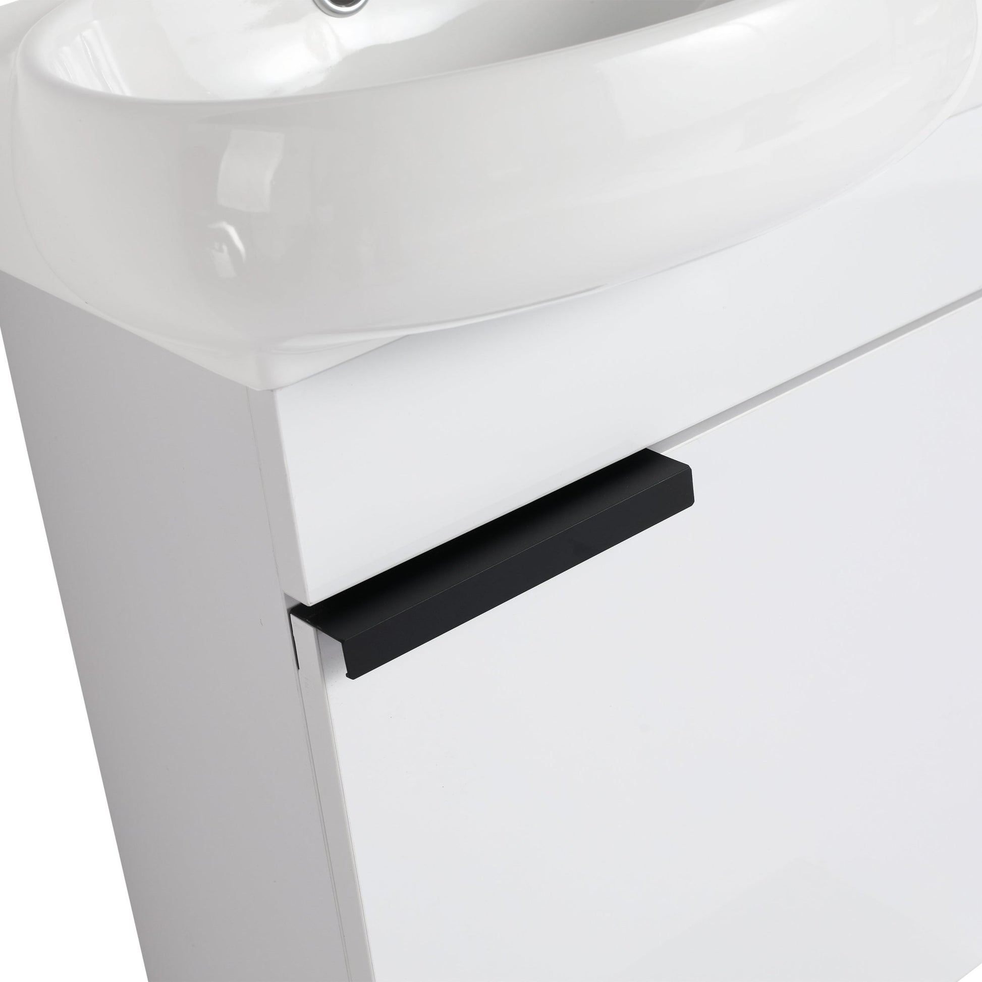 Soft Close Doors Bathroom Vanity With Sink,16 Inch For Small Bathroom - 1st Choice Furniture Direct