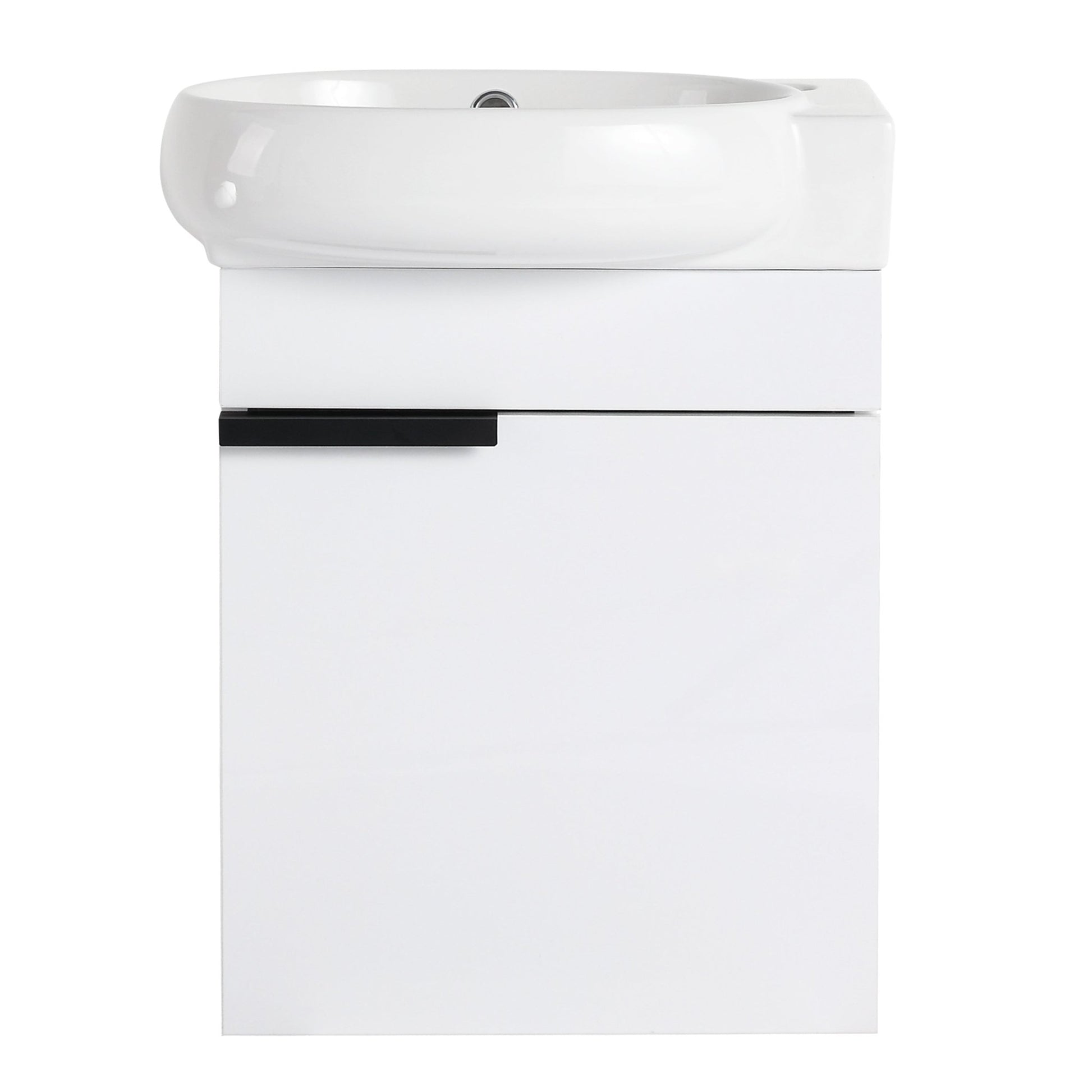 Soft Close Doors Bathroom Vanity With Sink,16 Inch For Small Bathroom - 1st Choice Furniture Direct