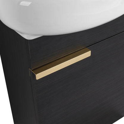 Soft Close Doors Bathroom Vanity With Sink,16 Inch For Small Bathroom - 1st Choice Furniture Direct