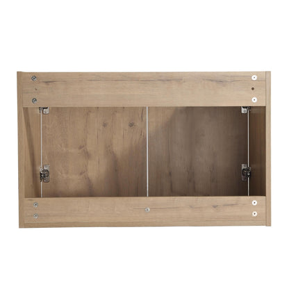 Soft Close Doors Bathroom Vanity With Sink,30 Inch For Small Bathroom,30x18-00630 IMO(KD-Packing) - 1st Choice Furniture Direct