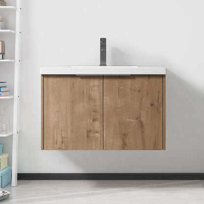 Soft Close Doors Bathroom Vanity With Sink,30 Inch For Small Bathroom,30x18-00630 IMO(KD-Packing) - 1st Choice Furniture Direct