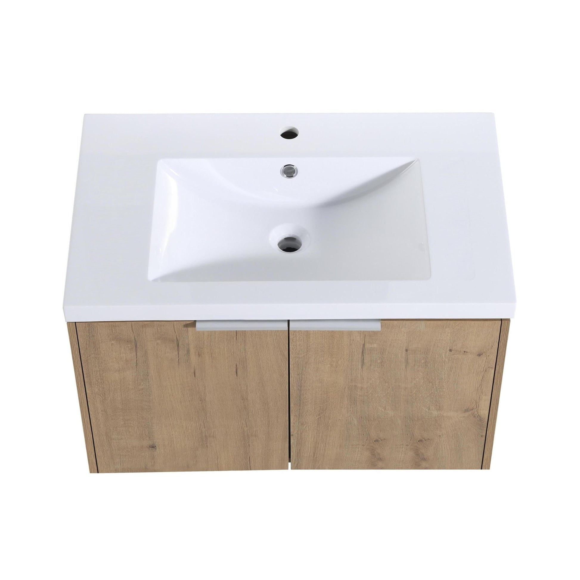 Soft Close Doors Bathroom Vanity With Sink,30 Inch For Small Bathroom,30x18-00630 IMO(KD-Packing) - 1st Choice Furniture Direct