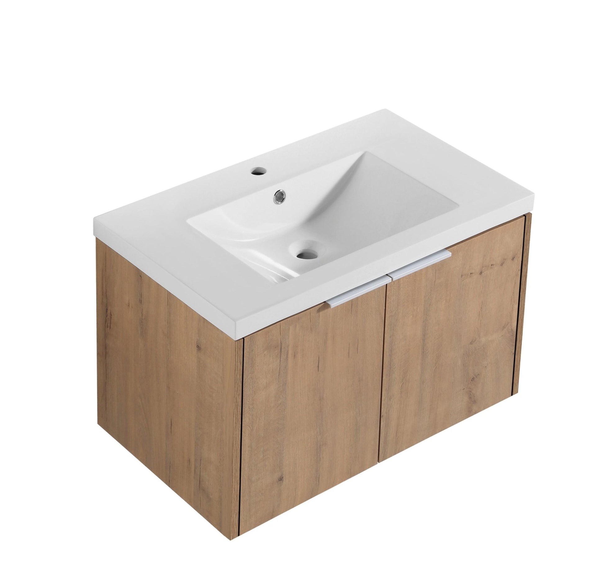 Soft Close Doors Bathroom Vanity With Sink,30 Inch For Small Bathroom,30x18-00630 IMO(KD-Packing) - 1st Choice Furniture Direct