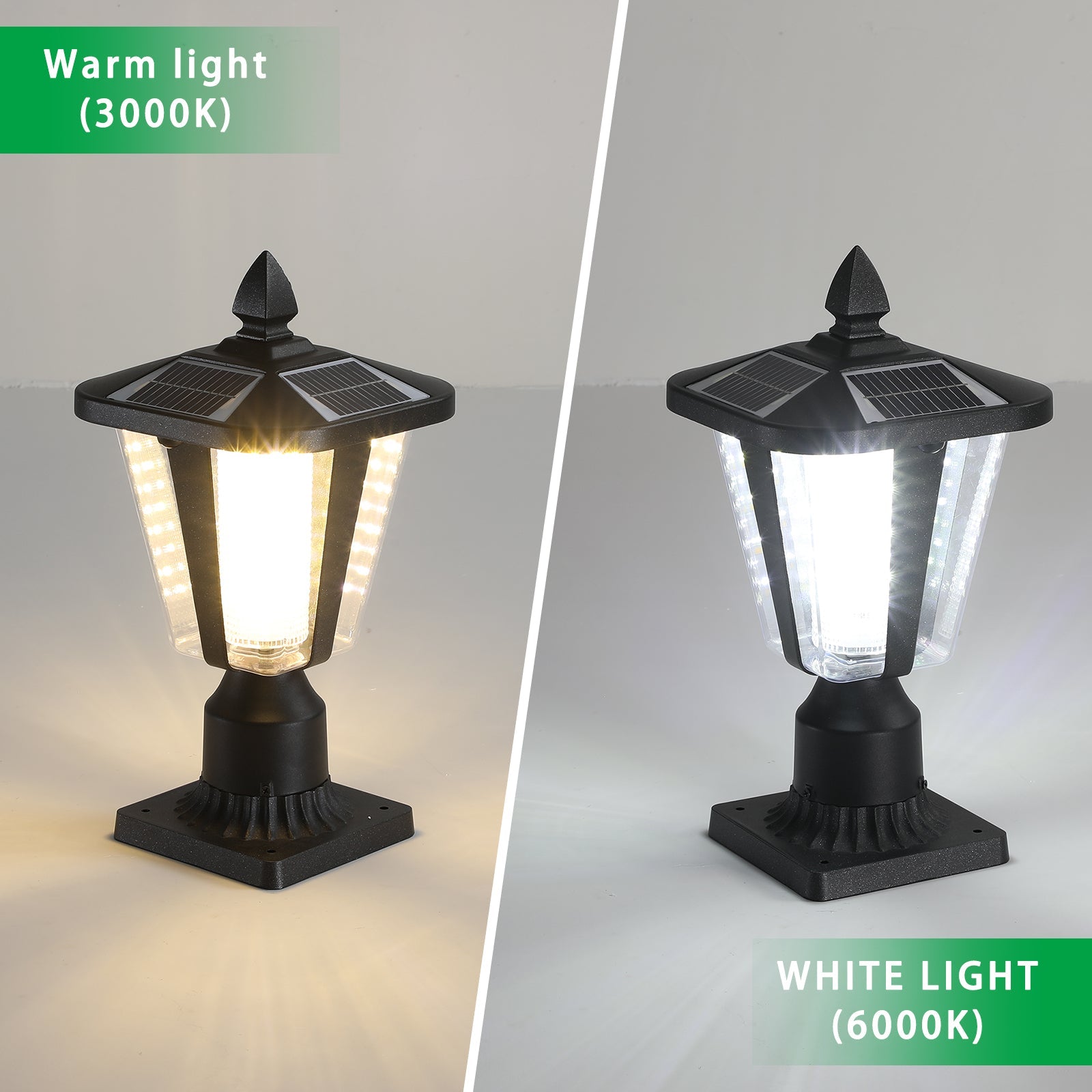 Solar Powered Outdoor Lantern LED Garden Pathway Light - 1st Choice Furniture Direct