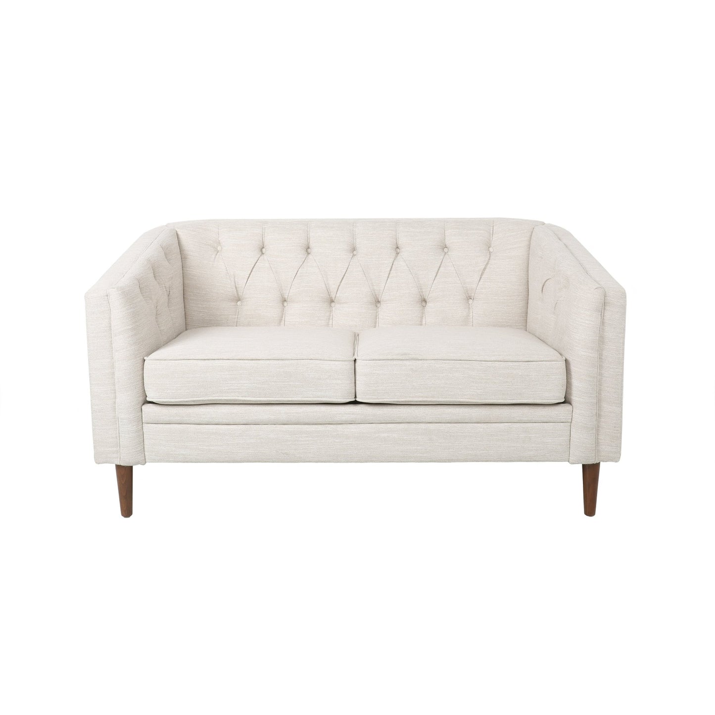 Sophisticated Loveseat with Diamond - Stitched Detailing - 1st Choice Furniture Direct