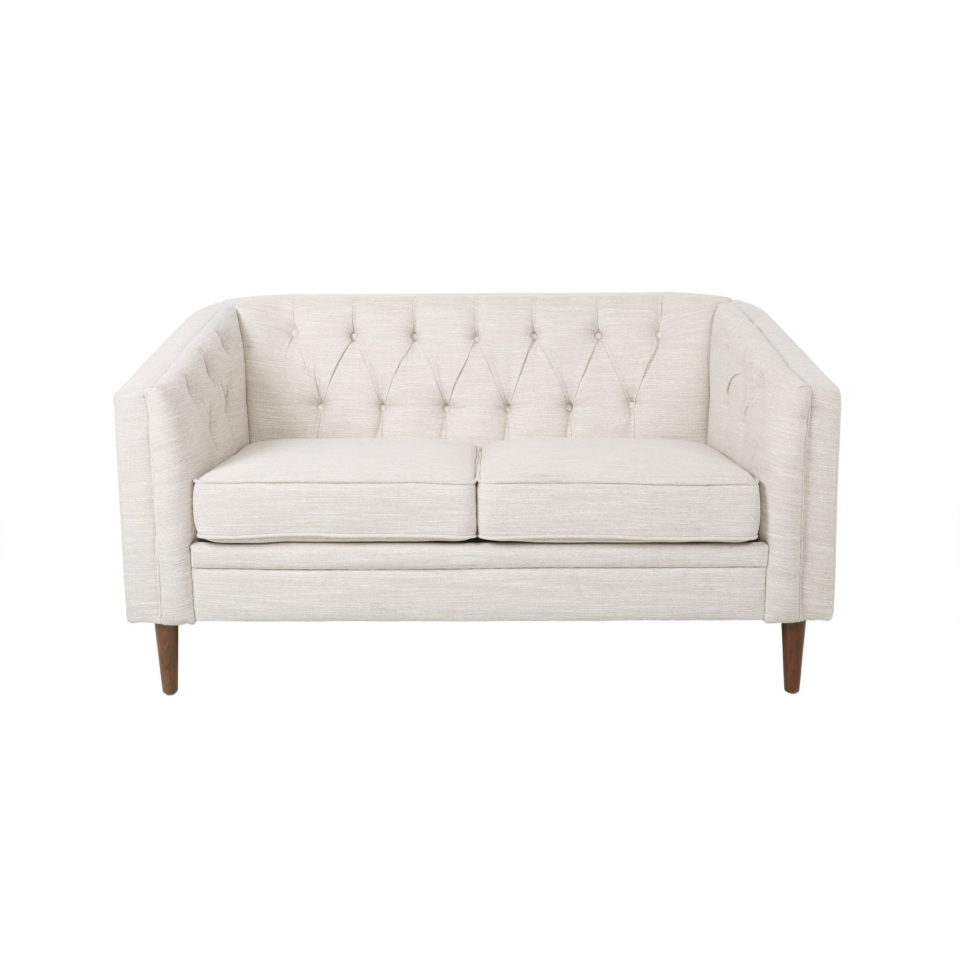 Sophisticated Loveseat with Diamond - Stitched Detailing - 1st Choice Furniture Direct
