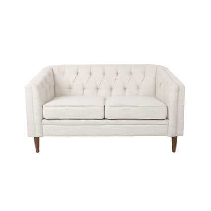 Sophisticated Loveseat with Diamond - Stitched Detailing - 1st Choice Furniture Direct