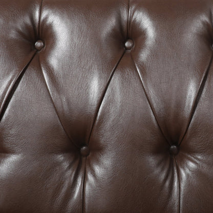Sophisticated Loveseat with Diamond - Stitched Detailing - 1st Choice Furniture Direct