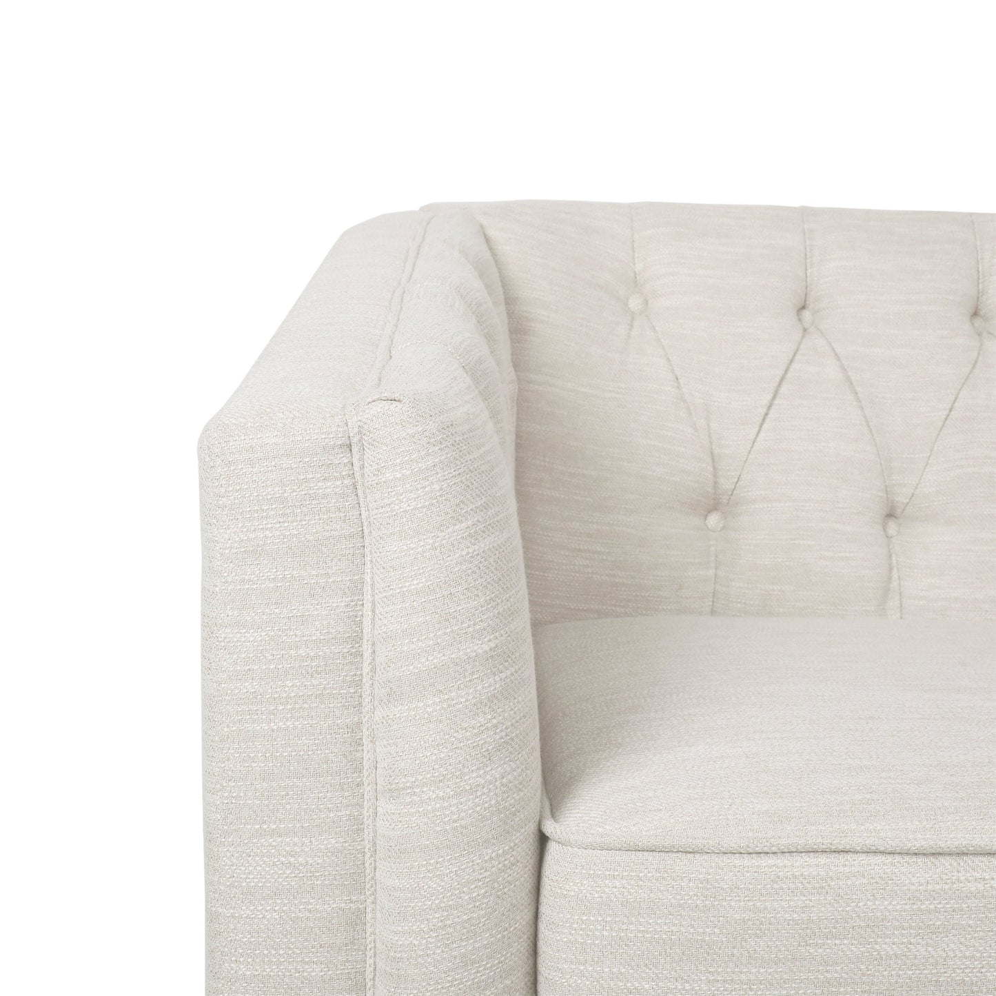 Sophisticated Loveseat with Diamond - Stitched Detailing - 1st Choice Furniture Direct