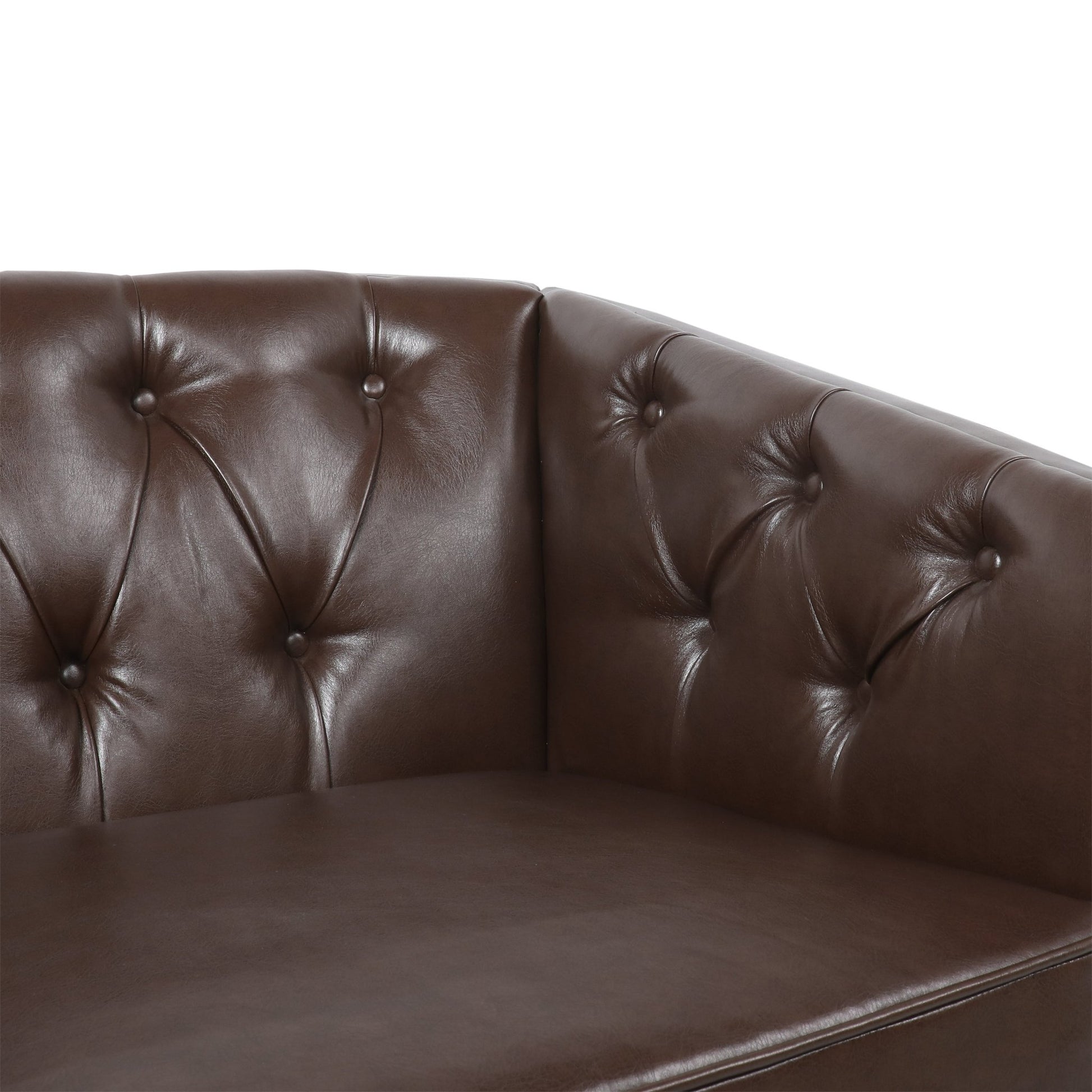Sophisticated Loveseat with Diamond - Stitched Detailing - 1st Choice Furniture Direct