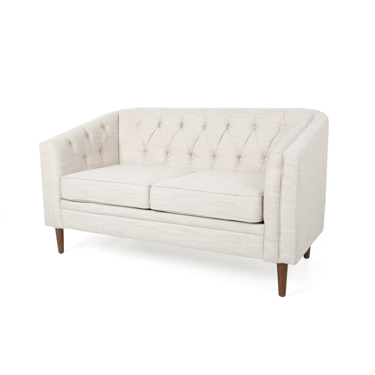 Sophisticated Loveseat with Diamond - Stitched Detailing - 1st Choice Furniture Direct