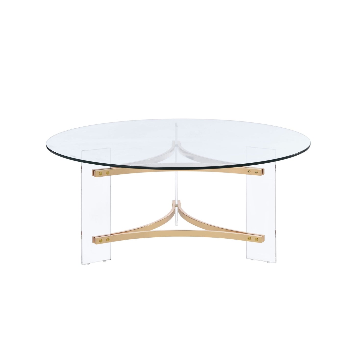 Sosi Gold Finish Coffee Table - 1st Choice Furniture Direct