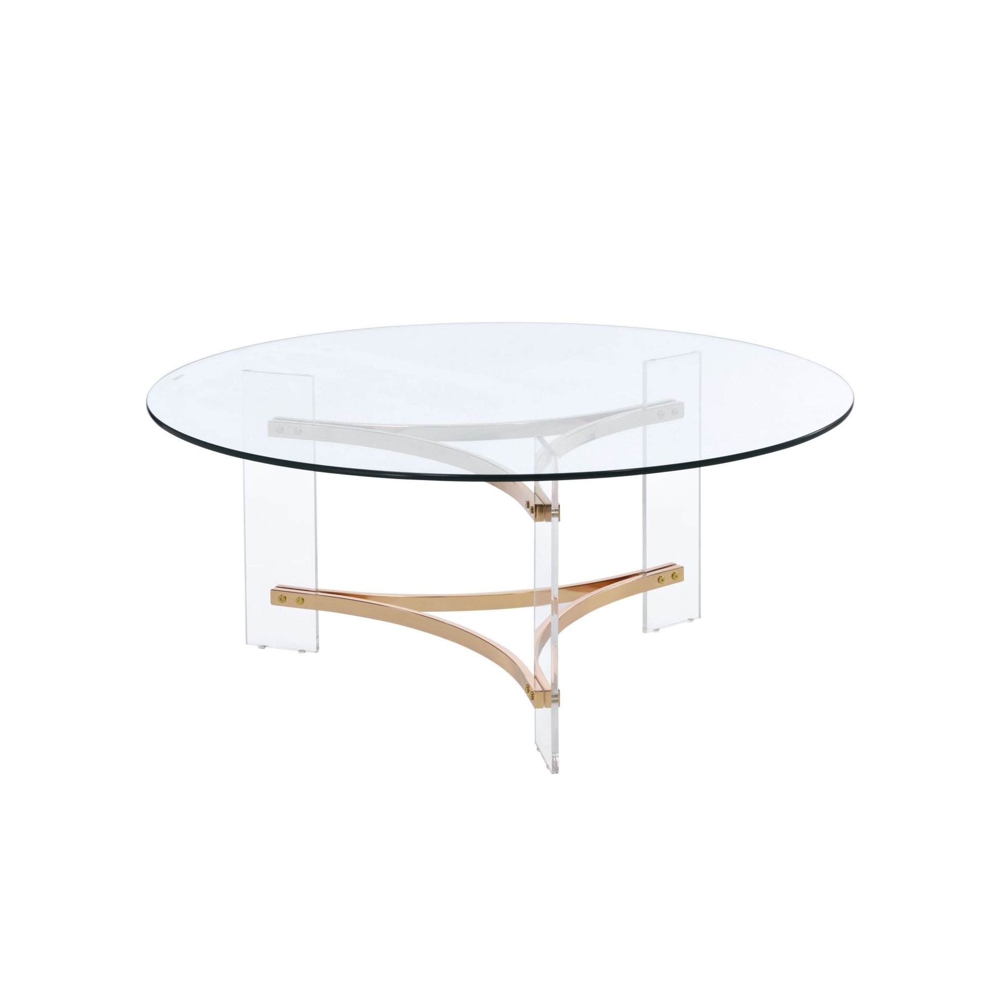 Sosi Gold Finish Coffee Table - 1st Choice Furniture Direct
