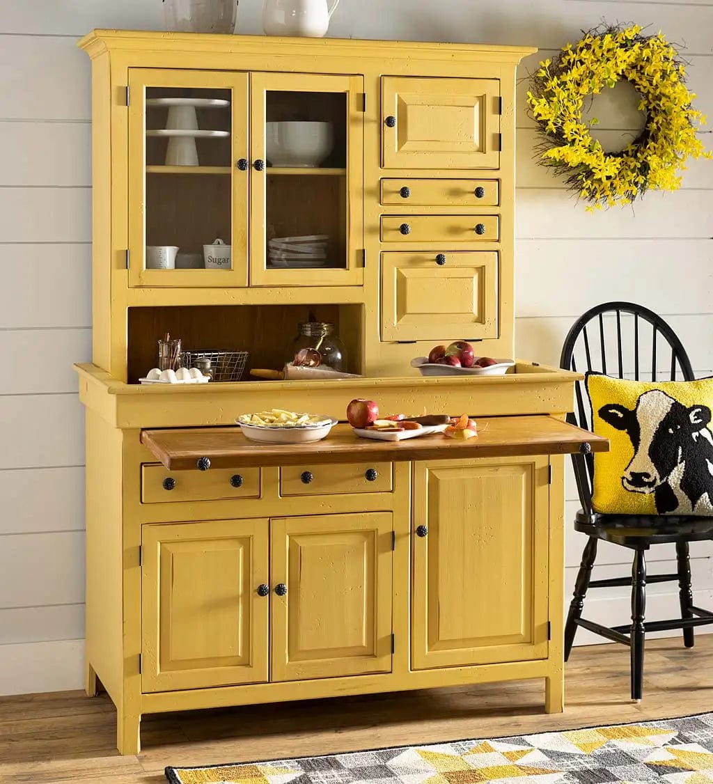 Southern Splinter Conestoga Hoosier Handmade Kitchen Cupboard Hutch - 1st Choice Furniture Direct