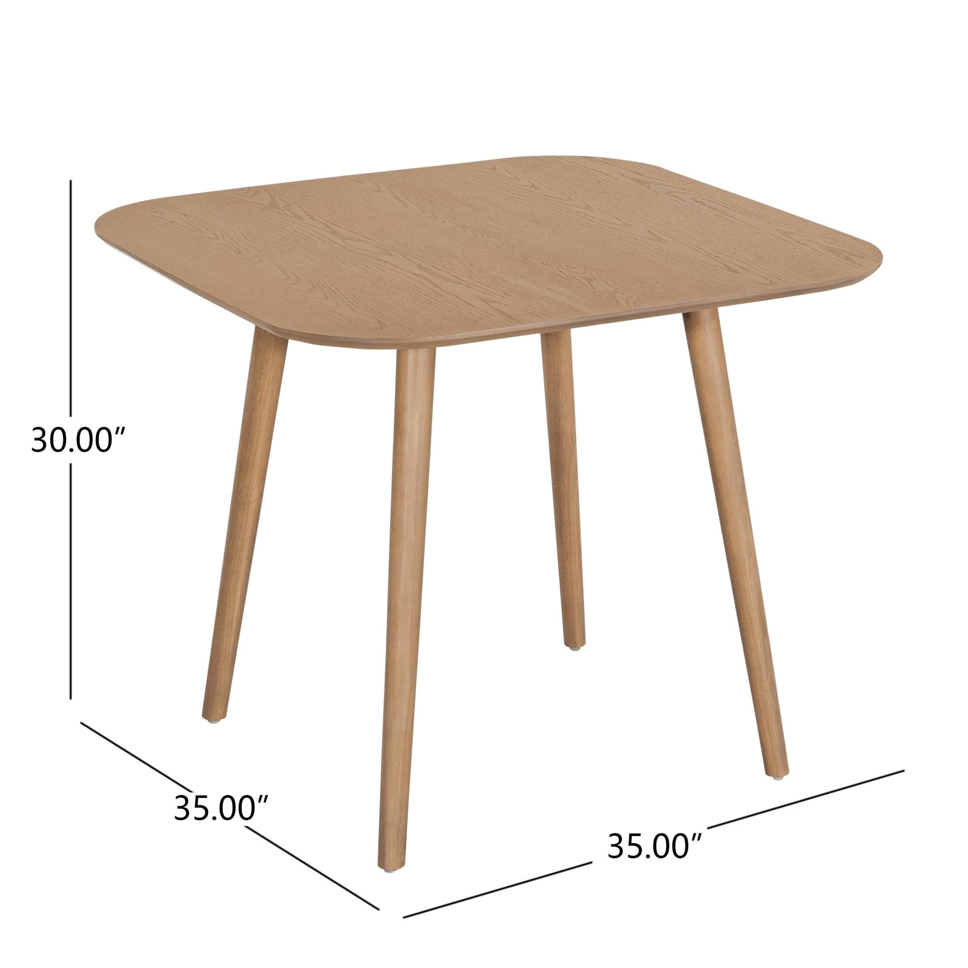 SQUARE DINNING TABLE 60528.00WEG (LIGHT ASH) - 1st Choice Furniture Direct