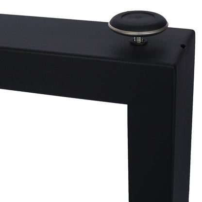 Square Table Legs 28X 24' ,Wide Metal Table Legs , Heavy Duty Steel Desk Legs Table Leg Dining Table Legs Coffee Desk Leg, Set of 2 - 1st Choice Furniture Direct