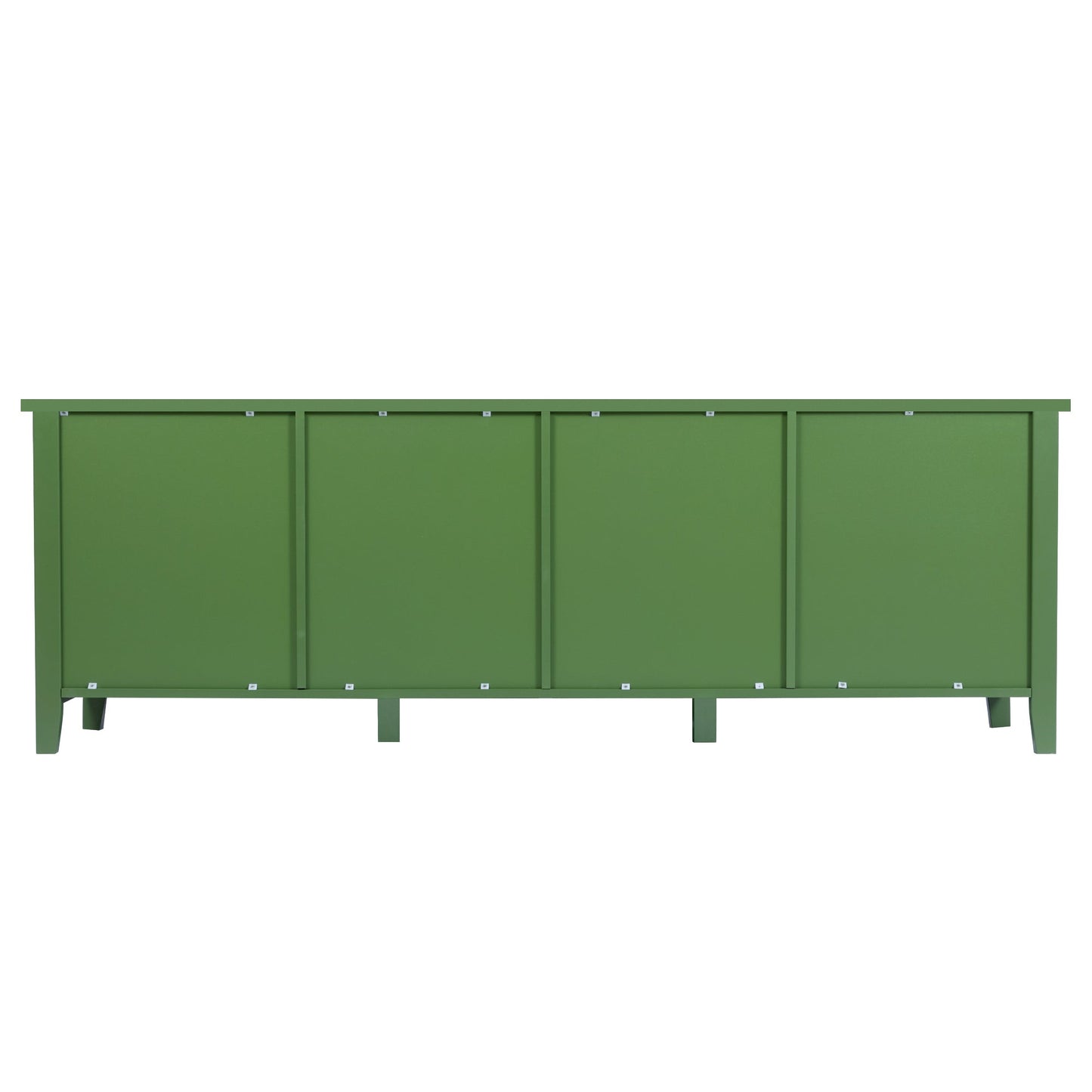 Stylish Antique Green TV Cabinet with Solid Wood Frame and Changhong Glass Door, 71-inch - 1st Choice Furniture Direct