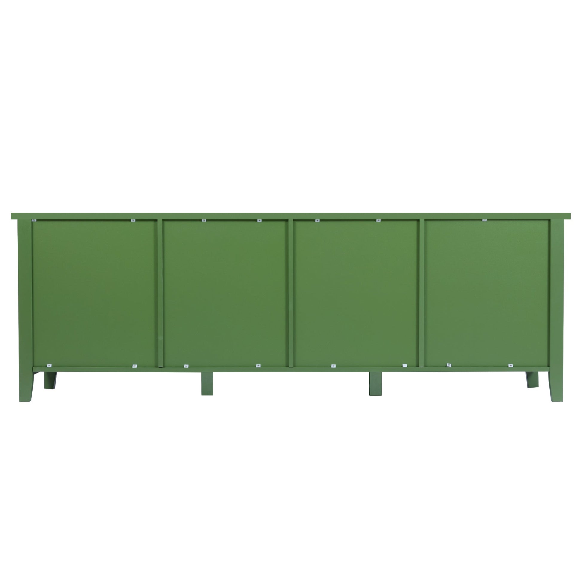 Stylish Antique Green TV Cabinet with Solid Wood Frame and Changhong Glass Door, 71-inch - 1st Choice Furniture Direct