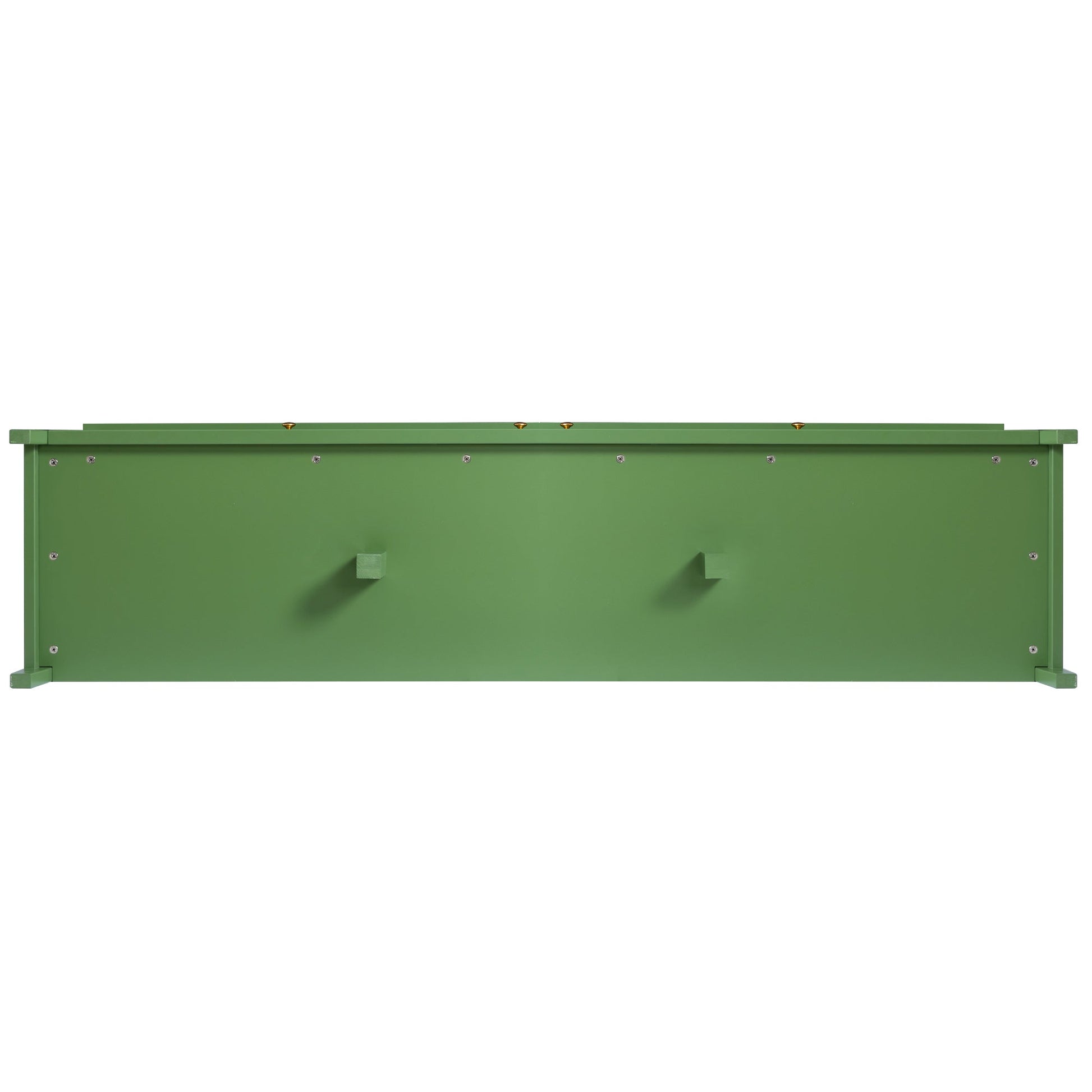 Stylish Antique Green TV Cabinet with Solid Wood Frame and Changhong Glass Door, 71-inch - 1st Choice Furniture Direct