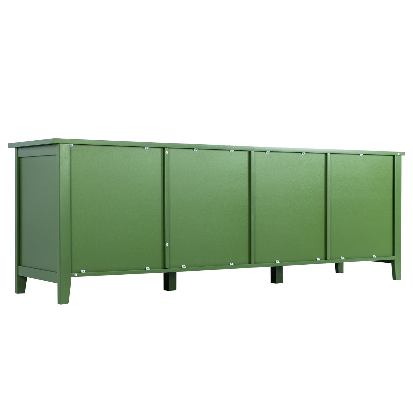 Stylish Antique Green TV Cabinet with Solid Wood Frame and Changhong Glass Door, 71-inch - 1st Choice Furniture Direct