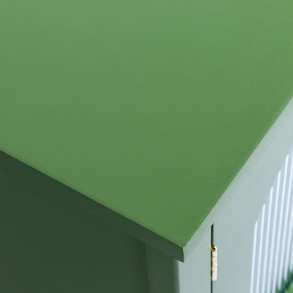 Stylish Antique Green TV Cabinet with Solid Wood Frame and Changhong Glass Door, 71 - inch - 1st Choice Furniture Direct