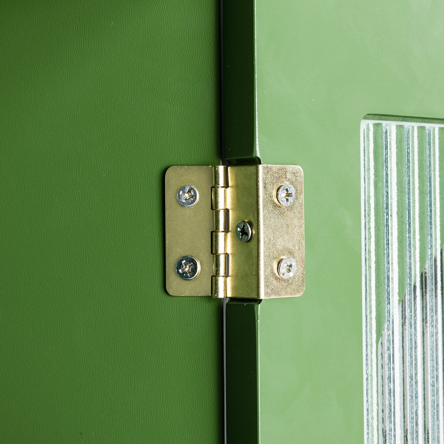 Stylish Antique Green TV Cabinet with Solid Wood Frame and Changhong Glass Door, 71 - inch - 1st Choice Furniture Direct