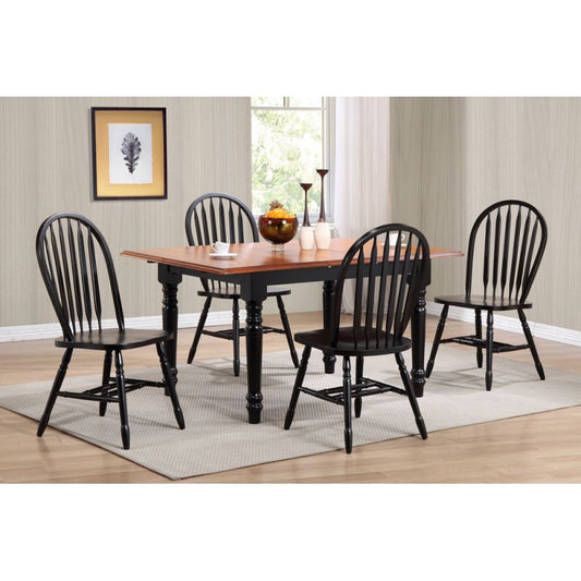 Sunset Trading Selections 5 Piece 48-60" Rectangular Extendable Dining Set