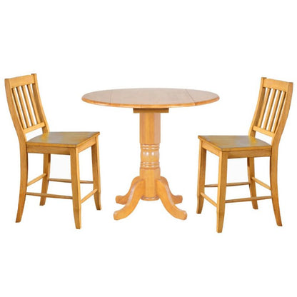 Sunset Trading Oak Selections School House 24" Barstool