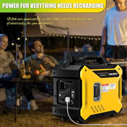 Super quiet Inverter Generator 2000w portable generator, 79.7cc ultra light EPA compliant - 1st Choice Furniture Direct