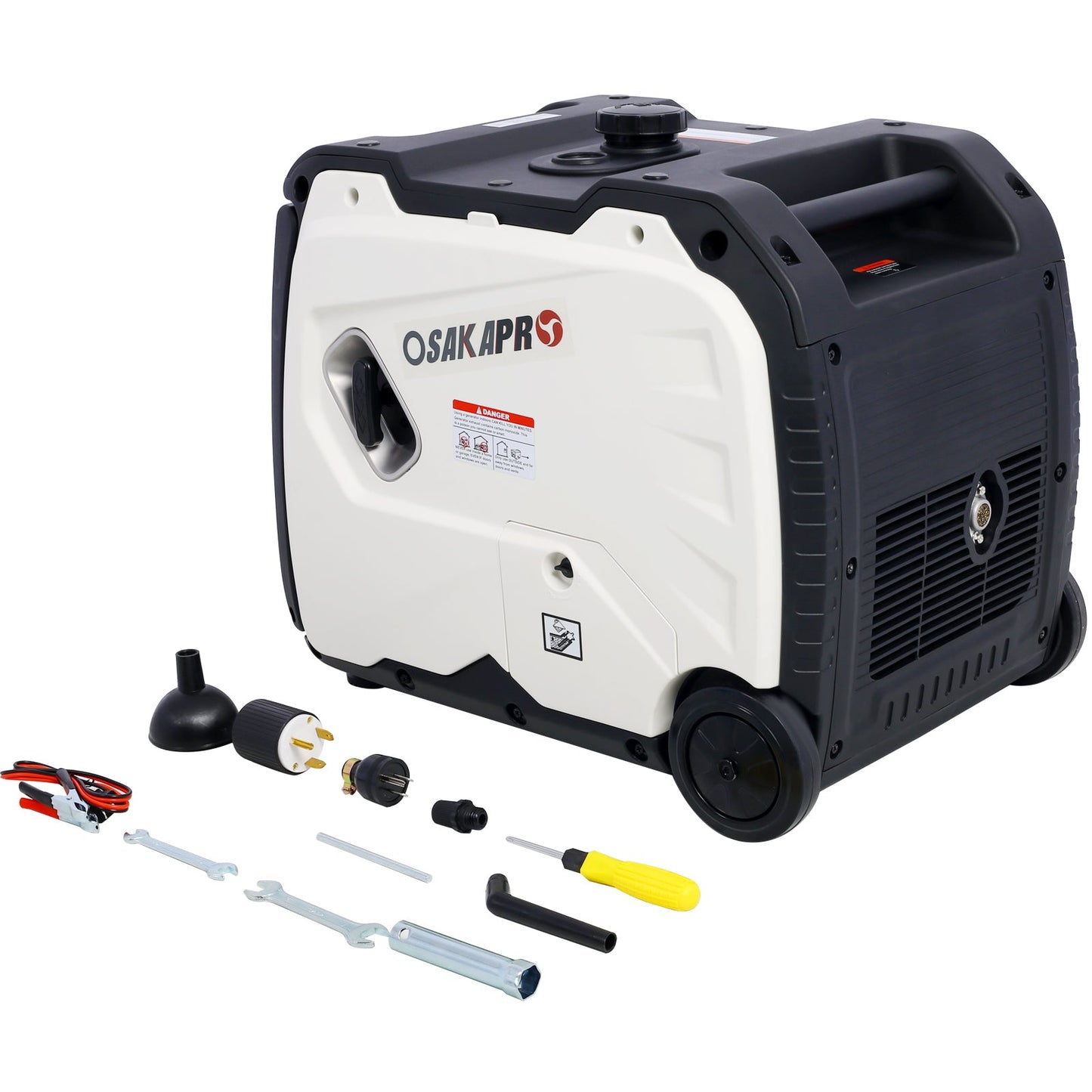 Super quiet Inverter Generator 4500w portable generator electric start, foldable handle with wheel,212cc 4 stroke EPA compliant - 1st Choice Furniture Direct