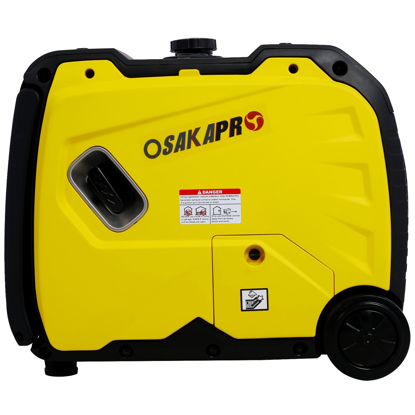 Super quiet Inverter Generator 4500w portable generator electric start, foldable handle with wheel,212cc 4 stroke EPA compliant - 1st Choice Furniture Direct