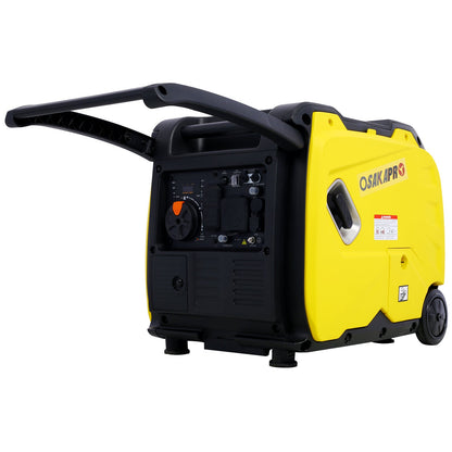 Super quiet Inverter Generator 4500w portable generator electric start, foldable handle with wheel,212cc 4 stroke EPA compliant - 1st Choice Furniture Direct