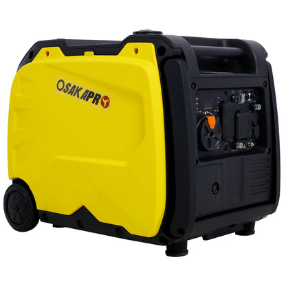 Super quiet Inverter Generator 4500w portable generator electric start, foldable handle with wheel,212cc 4 stroke EPA compliant - 1st Choice Furniture Direct