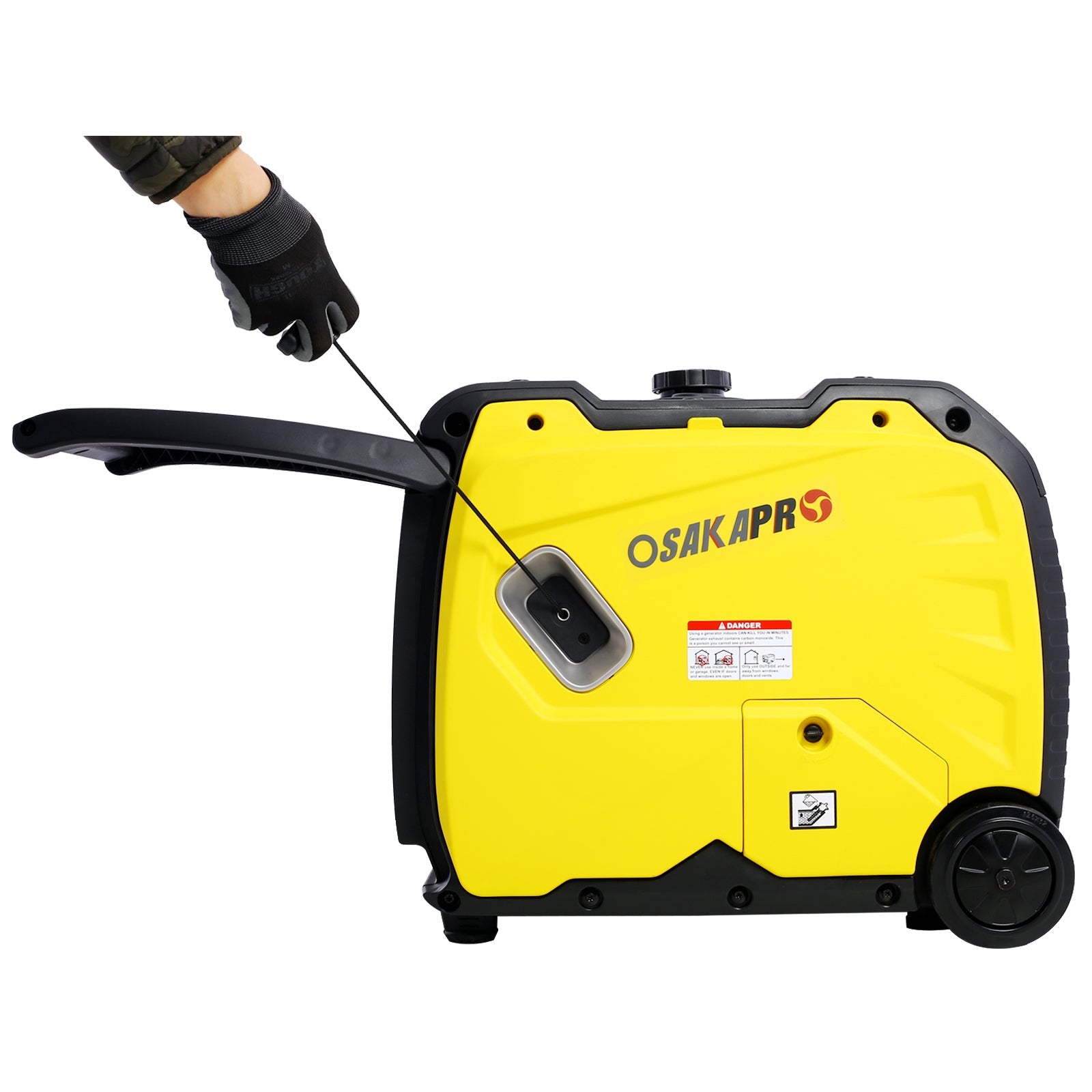 Super quiet Inverter Generator 4500w portable generator electric start, foldable handle with wheel,212cc 4 stroke EPA compliant - 1st Choice Furniture Direct