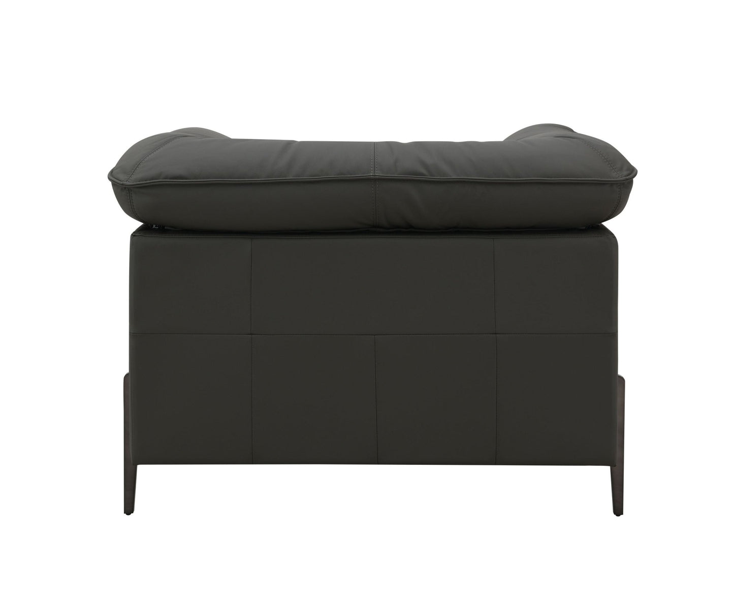Tadi Black Top Grain Leather Chair - 1st Choice Furniture Direct