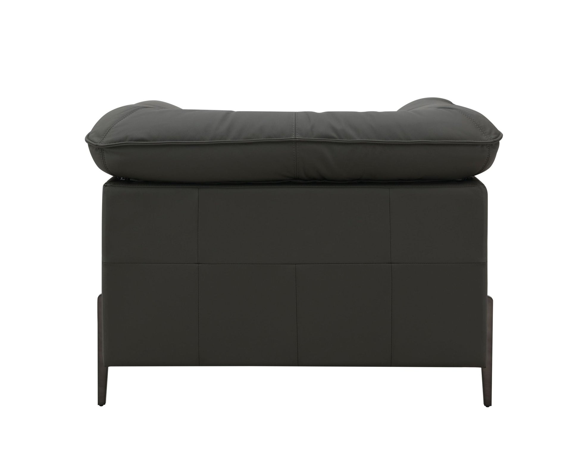 Tadi Black Top Grain Leather Chair - 1st Choice Furniture Direct