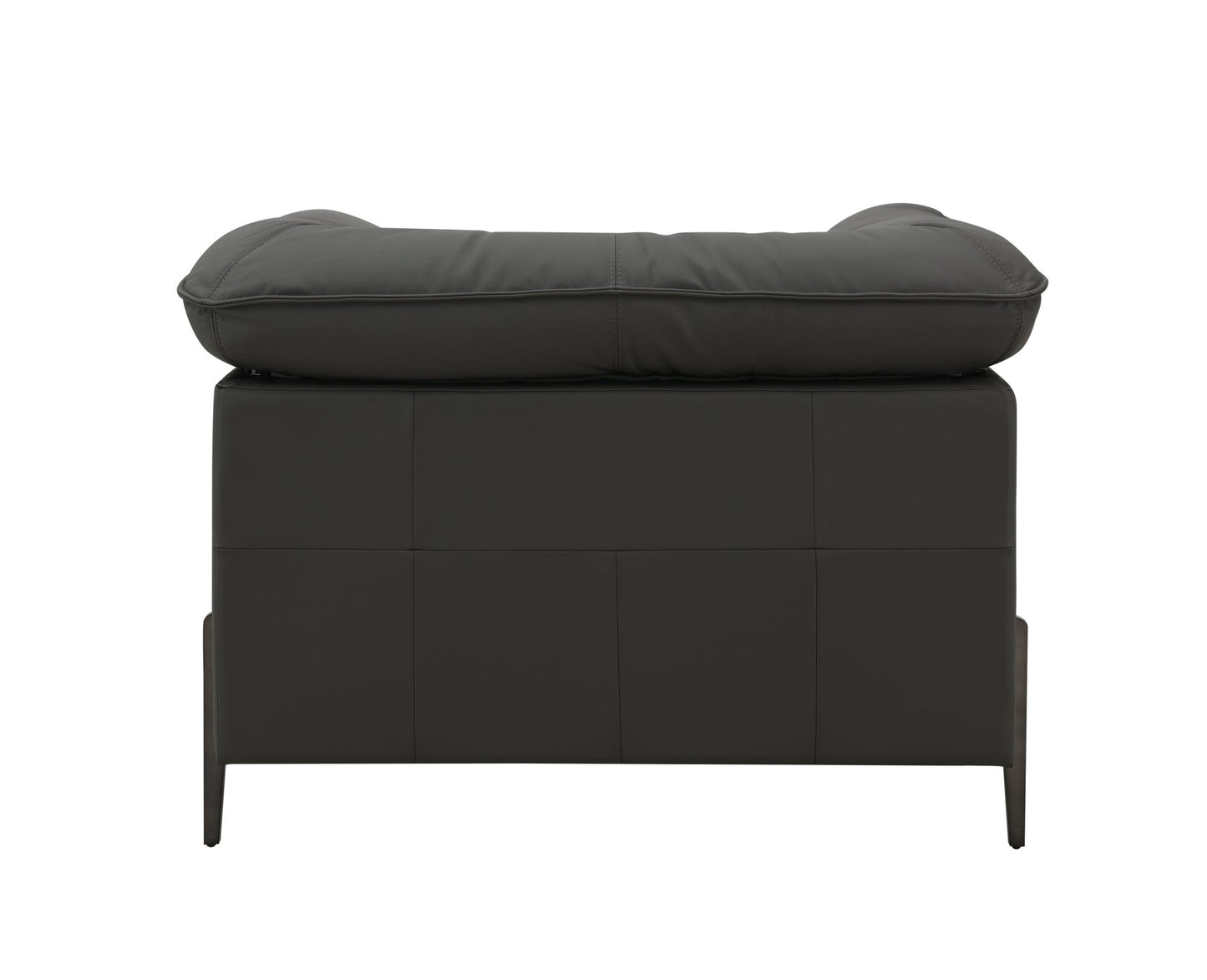 Tadi Black Top Grain Leather Chair - 1st Choice Furniture Direct