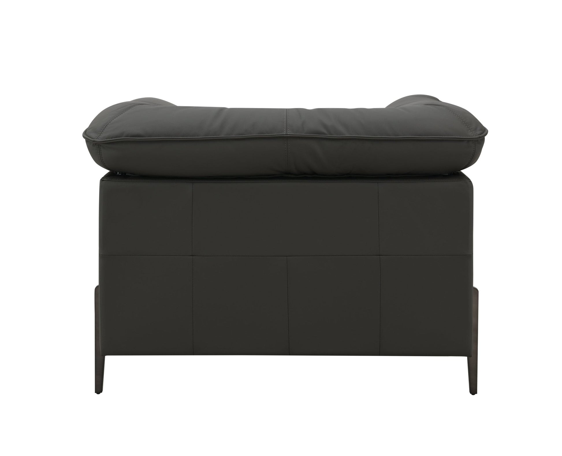 Tadi Black Top Grain Leather Chair - 1st Choice Furniture Direct