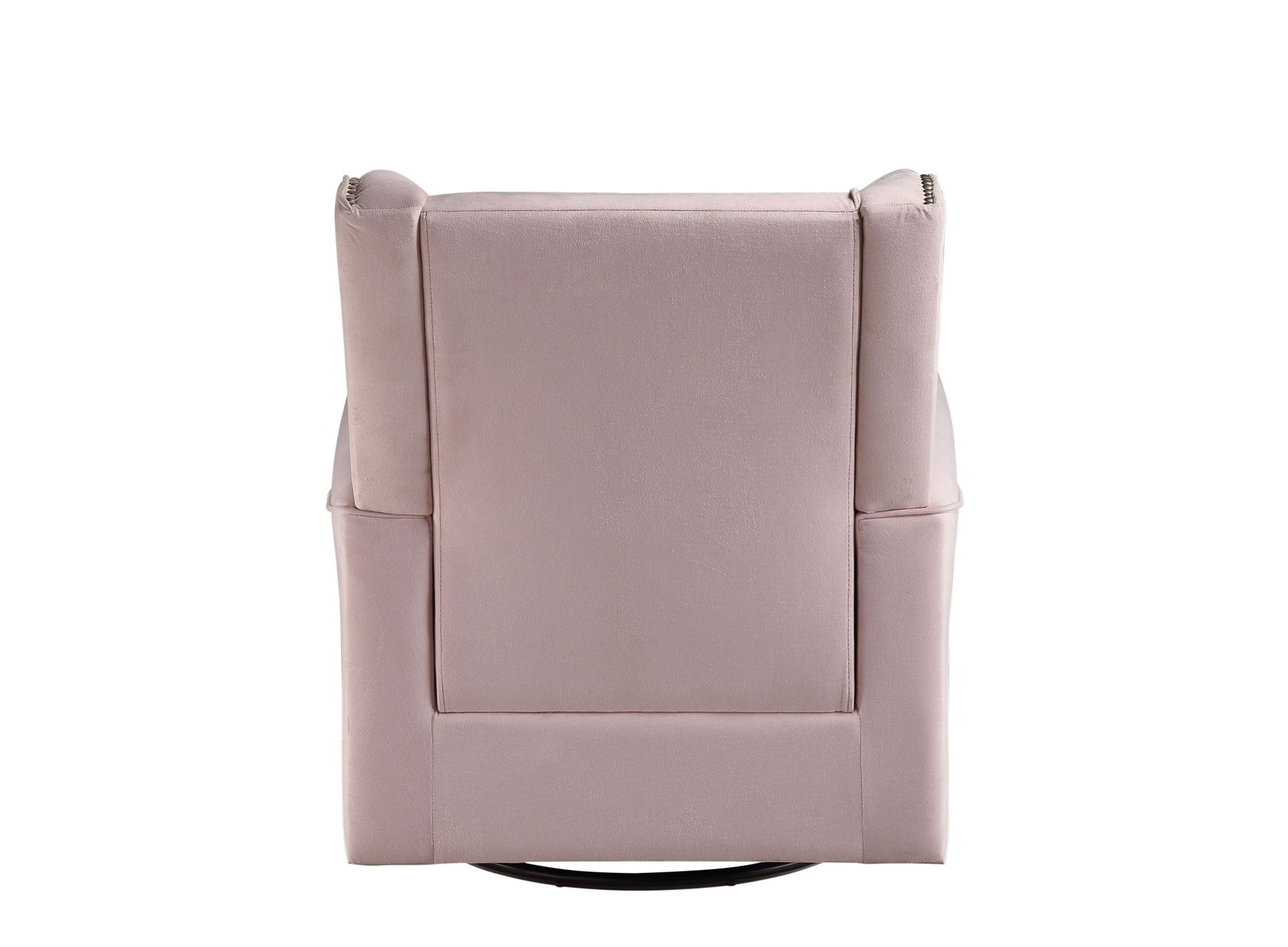 Tamaki Pink Fabric Glider Chair with Swivel - 1st Choice Furniture Direct