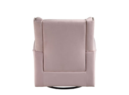 Tamaki Pink Fabric Glider Chair with Swivel - 1st Choice Furniture Direct