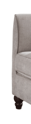 Tan Velvet Accent Chair with Button Tufting & Shelter Arms - 1st Choice Furniture Direct