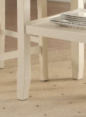 Tartys Cream Finish Counter Height Table - 1st Choice Furniture Direct