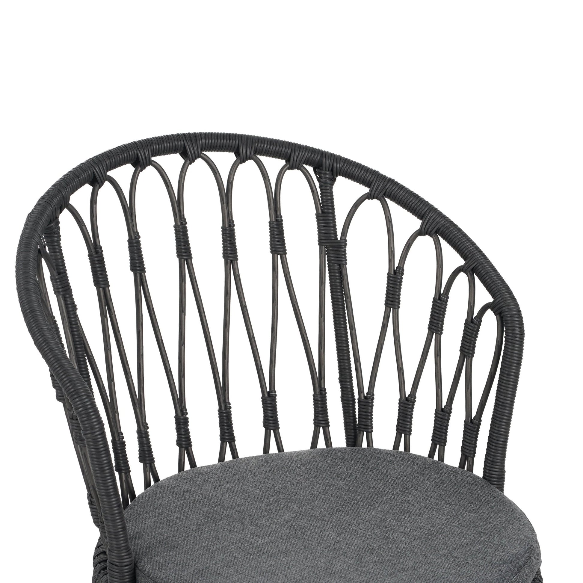 TAVON CHAIR,2PCS with 2 Cushions,Gray - 1st Choice Furniture Direct