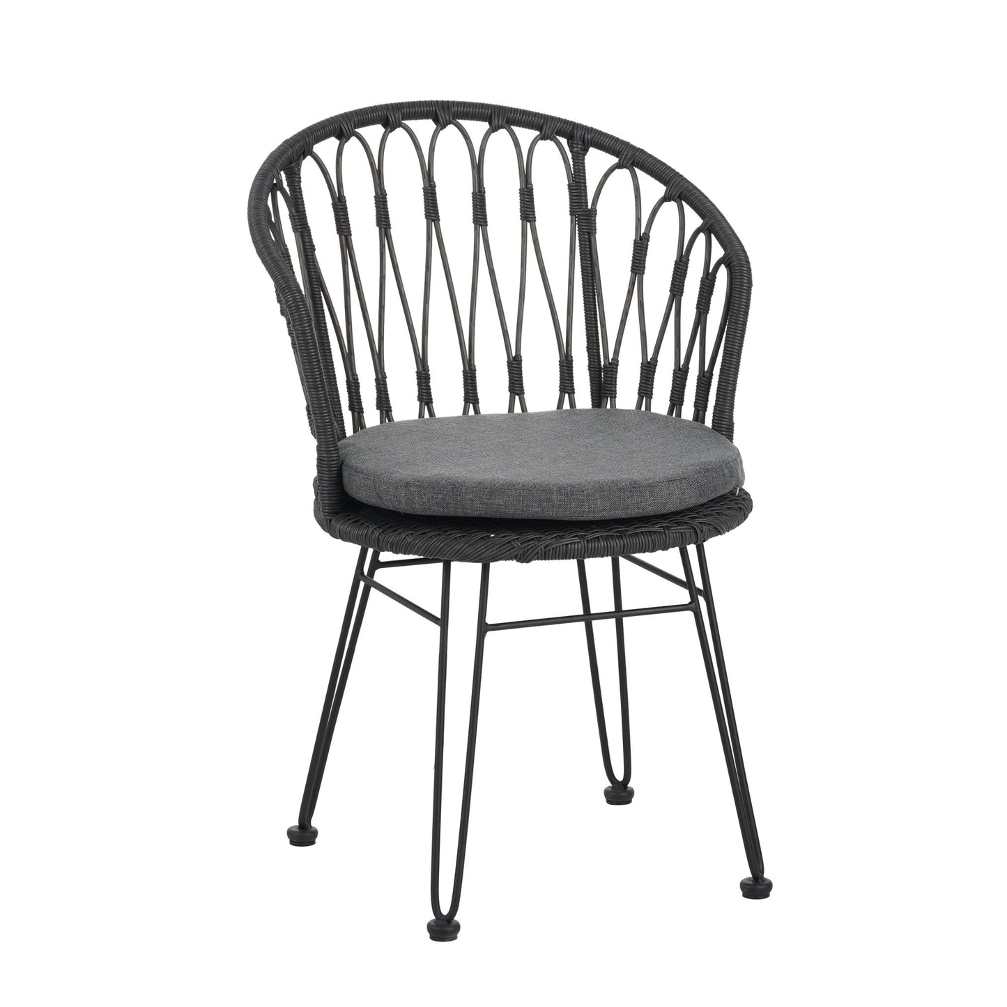 TAVON CHAIR,2PCS with 2 Cushions,Gray - 1st Choice Furniture Direct