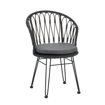 TAVON CHAIR,2PCS with 2 Cushions,Gray - 1st Choice Furniture Direct